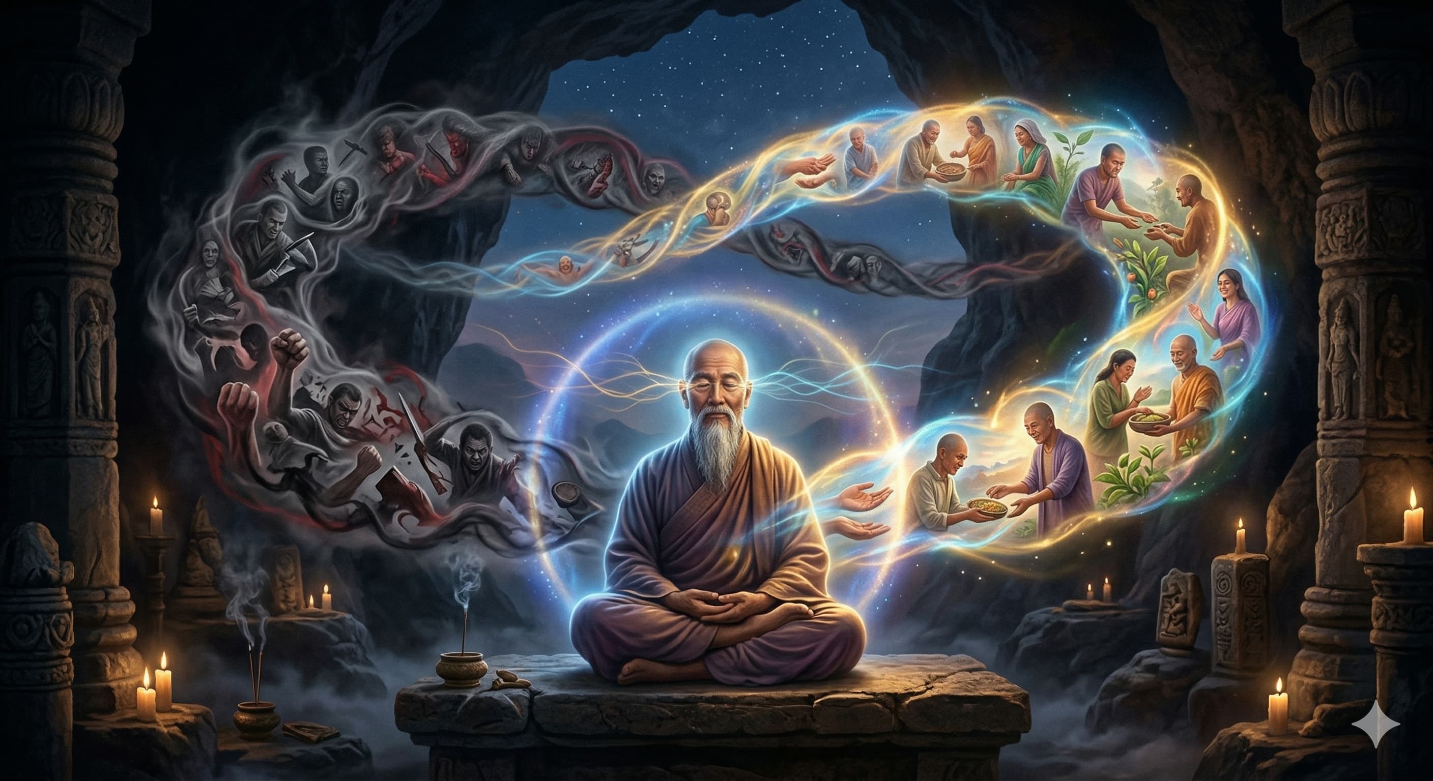 Медитация и карма: как осознанность меняет поступки