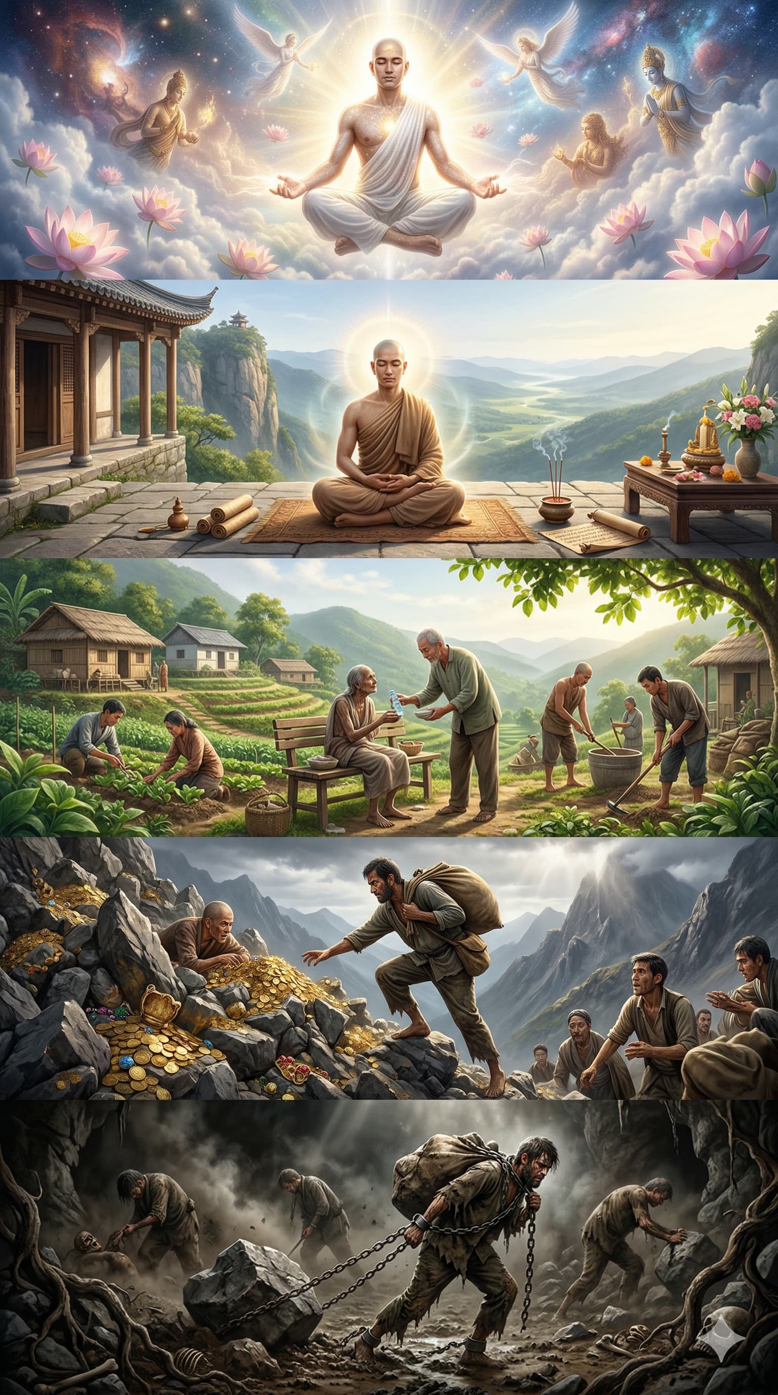 Рівні карми: від важкої до просвітленої — детальний розбір